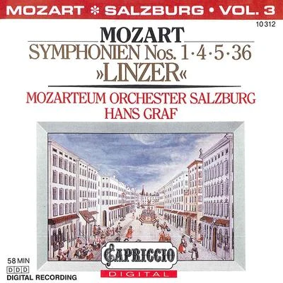 Hans Graf Mozart, W.A.: symphonies, Vol. 3 (Salzburg Mozart EU M orchestra, graf) - no是. 1, 4, 5, 36, Linz