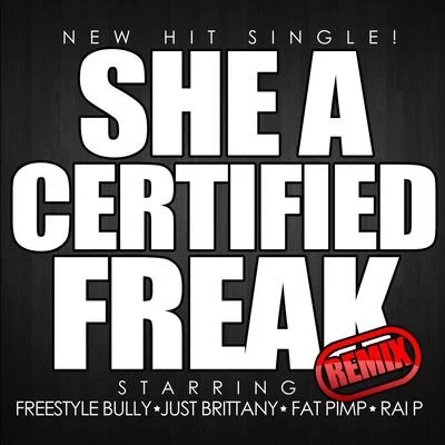 Just brittany/Fat Pimp/Freestyle Bully/Rai P She a Certified Freak (feat. Fat Pimp, Just Brittany & Rai P)