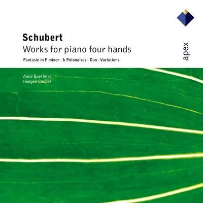 Anne Queffélec/Imogen Cooper Schubert : Works for piano four hands (APEX)