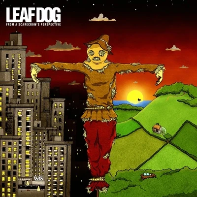 Leaf Dog From A Scarecrows Perspective