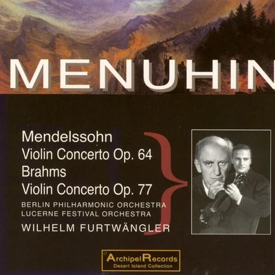 Wilhelm Furtwängler/Yehudi Menuhin Mendelssohn & Brahms: Violin Concertos Op. 64 & Op. 77