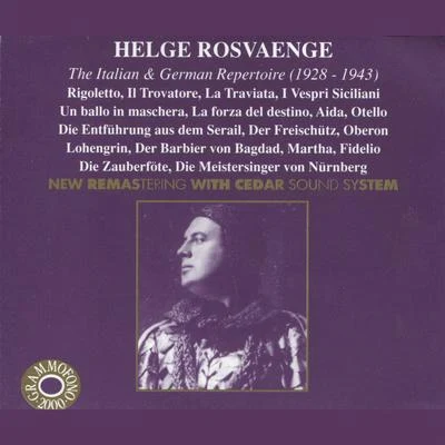 Helge Rosvaenge he兩個ROS Vae N個: the Italian German repertoire