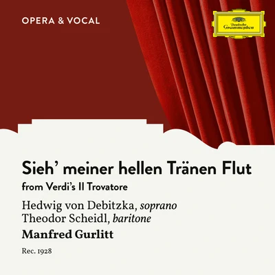 Unknown Orchestra/Hedwig von Debitzka/Manfred Gurlitt/Theodor Scheidl Verdi: Il Trovatore: Sieh meiner hellen Tränen Flut (Sung in German)