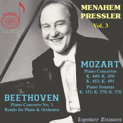 Vienna Opera Orchestra/Vienna Chamber/Wilfried Böttcher/Edgar Seipenbusch/Menahem Pressler/Vienna Chamber Orchestra Manahem Pressler, Vol. 3: Mozart, Beethoven