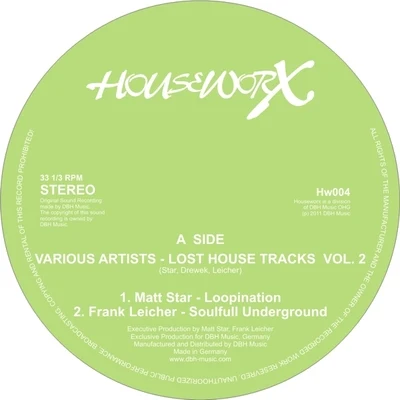 Frank Leicher/Robert Drewek/Matt Star/Dirty Culture Lost House Tracks Vol. 2