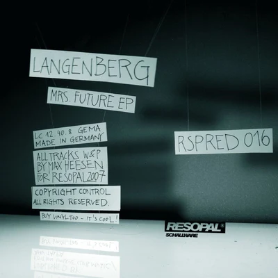 Langenberg Mrs. Future EP