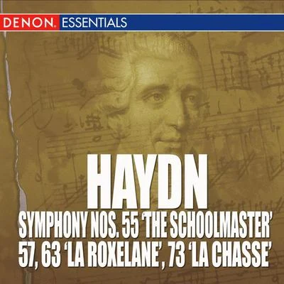 Alexander Von Pitamic/Southgerman Philharmonic Orchestra Haydn: Symphony Nos. 55 The Schoolmaster, 57, 63 La Roxelane & 73 La Chasse