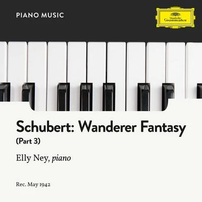 Elly Ney Schubert: Wanderer Fantasy In C, Op. 15: Part III