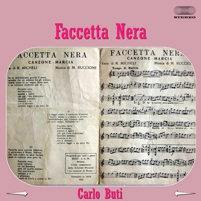 Carlo Buti Faccetta nera