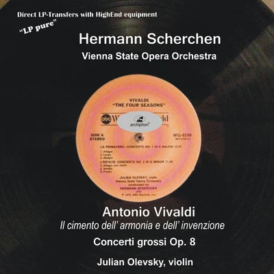 Hermann Scherchen VIVALDI, A.: Concerti grossi, Op. 8, Nos. 1-12 (LP Pure, Vol. 7) (Olevsky, Vienna State Opera Orchestra, Scherchen) (1958)