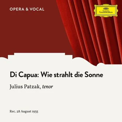 Julius Patzak Di Capua: Wie strahlt die Sonne