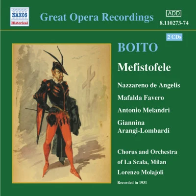 Lorenzo Molajoli/Arrigo Boito Boito: Mefistofele (De Angelis, Favero, Melandri) (1931)