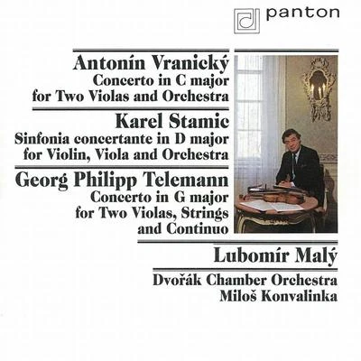 Miloš Konvalinka Vranicky, Stamitz, & Telemann: Concertos for Viola, Violin, and Orchestra