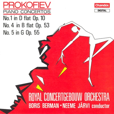 Boris Berman PROKOFIEV: Piano Concertos Nos. 1, 4 and 5