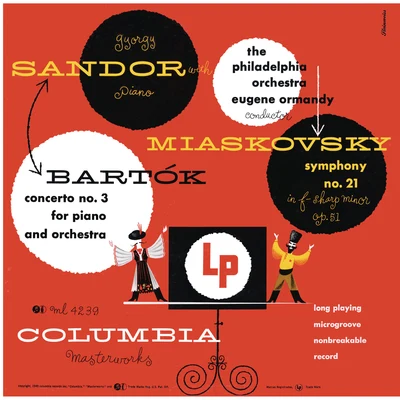 György Sàndor Bartók: Piano Concerto No. 3 & Myaskovsky: Symphony No. 21 (Remastered)