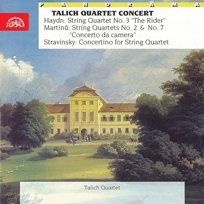 Talich Quartet Haydn, Martinů, Stravinsky and Míča: String Quartets