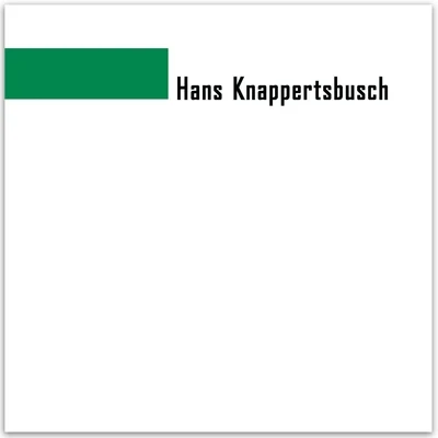 Hans Knappertsbusch Hans Knappertsbusch Cond. Munchener Philarmoniker