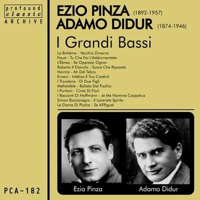 Ezio Pinza I Grandi Bassi