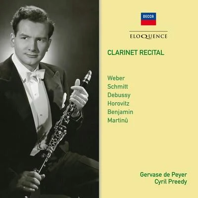 Gervase de Peyer Clarinet Recital