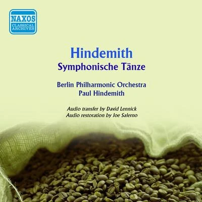 Paul Hindemith HINDEMITH, P.: Symphonische Tanze (Symphonic Dances) (Berlin Philharmonic, Hindemith) (1954)