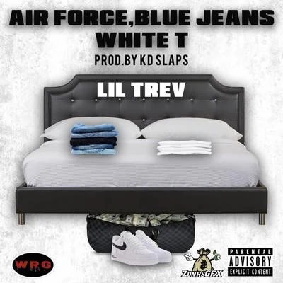 Lil Trev Air Force Blue Jeans White T