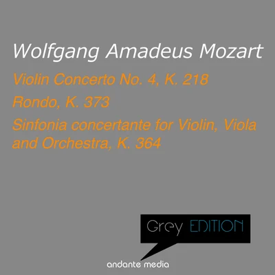 György Pauk/Württemberg Chamber Orchestra/Jörg Faerber Grey Edition - Mozart: Violin Concerto No. 4 & Sinfonia concertante for Violin, Viola and Orchestra, K. 364