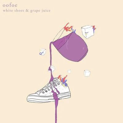 oofoe white shoes & grape juice