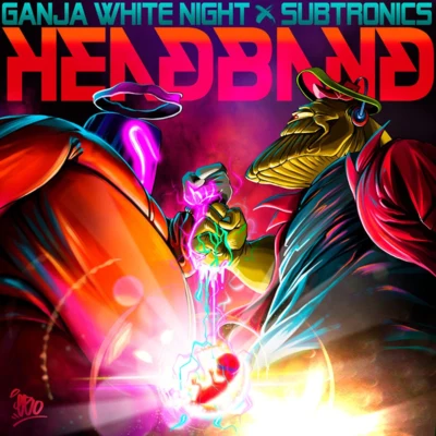 Subtronics/Ganja White Night Headband