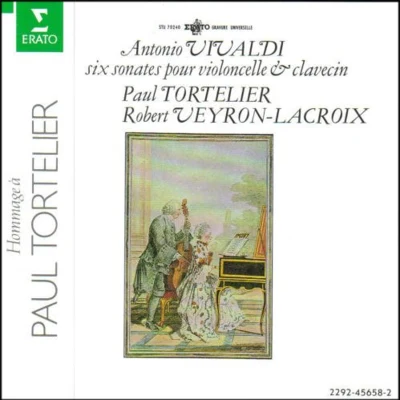 Paul Tortelier Vivaldi 6 Sonatas For Cello and Harpsichord