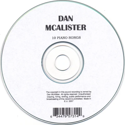 Dan McAlister 10 Piano Songs