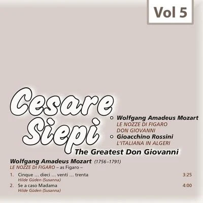 Cesare Siepi Cesare Siepi - The Greatest Don Giovanni, Vol. 5