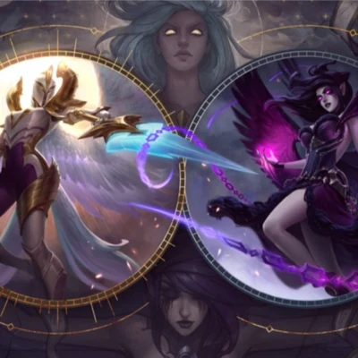 英雄聯盟 Kayle and Morgana,the Righteous and the Fallen