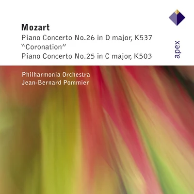 PHILHARMONIA ORCHESTRA/Jean-Bernard Pommier Mozart : piano concertos no是 25 26, coronation - apex