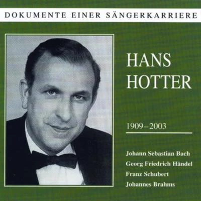 Hans Hotter Dokumente einer Sängerkarriere - Hans Hotter