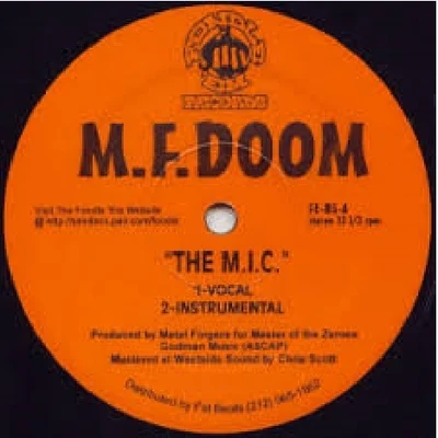 MF DOOM The M.I.C.Red & Gold