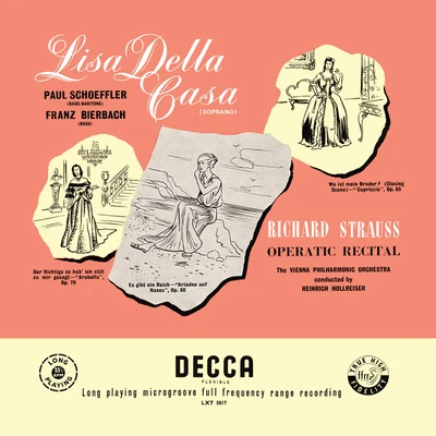 Rudolf Moralt/Josef Krips/Ilse Hollweg/Lisa della Casa/Heinrich Hollreiser Richard Strauss: Arabella; Capriccio; Ariadne auf Naxos – Excerpts (Opera Gala – Volume 11)