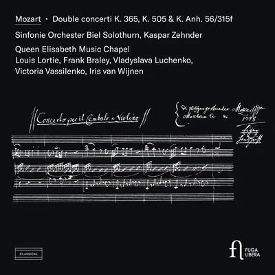 Sinfonie Orchester Biel Solothurn/Kaspar Zehnder Mozart: Double concerti K. 365, K. 505 & K. Anh. 56315f