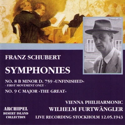 Wilhelm Furtwängler/Franz Schubert Franz Schubert: Symphonies No. 8 in B minor D.759 Unfinished - No. 9 in C Major The Great