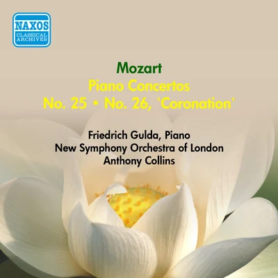 Friedrich Gulda MOZART, W.A.: Piano Concertos Nos. 25 and 26, Coronation (Gulda, New Symphony Orchestra of London, Collins) (1955)