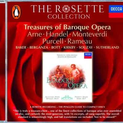 Chorus of the Royal Opera House, Covent Garden/London Symphony Orchestra/Academy of Ancient Music/Luciano Pavarotti/John Shirley-Quirk/Gérard Souzay Treasures of Baroque Opera - RodelindaLOrfeoDido & Aeneas etc.