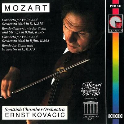 Ernst Kovacic Mozart: Violin Concerto Nos. 4 & 6