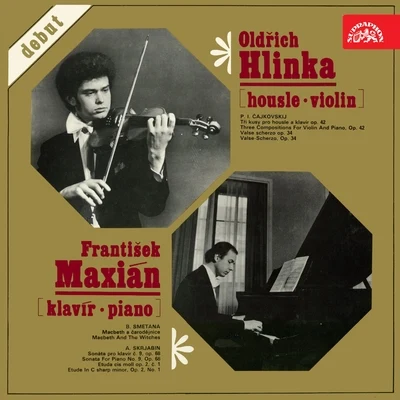 Oldřich Hlinka/Alfred Holecek/František Maxián jr. Debut