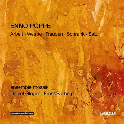 Enno Poppe POPPE, E.: ArbeitWespeTraubenSchrankSalz (ensemble mosaik, Poppe)