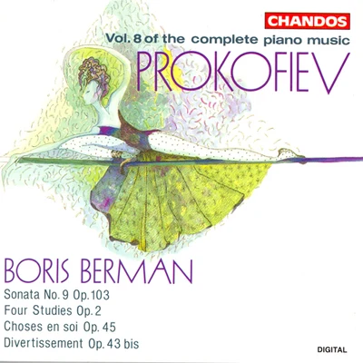 Boris Berman PROKOFIEV: Piano Music (Complete), Vol. 8