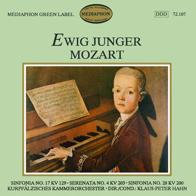 Klaus-Peter Hahn/Kurpfalz Chamber Orchestra Ewig Junger Mozart