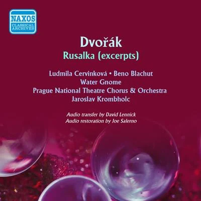 Jaroslav Krombholc DVORAK, A.: Rusalka (Highlights) (Sung in English) (Krombholc) (1952)