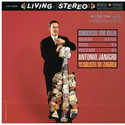 Antonio Janigro Antonio Janigro Plays Boccherini, Vivaldi & Bach Cello Concertos