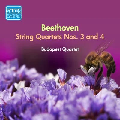 Budapest String Quartet BEETHOVEN: String Quartets Nos. 3 and 4 (Budapest String Quartet) (1956)