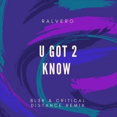 BL3R u got 2 know (BL3R critical distance remix)