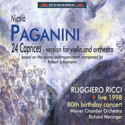 Ruggiero Ricci PAGANINI: 24 Caprices (arr. for violin and orchestra)